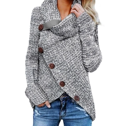 Casual Women Turtleneck Sweater