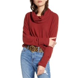 Cowl Neck Women Pullover Sweater