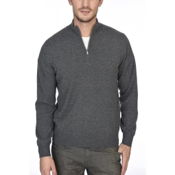 Custom Men Half Zip Turtleneck Pullover Sweater