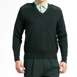 Mens Full Sleeve Military Knitted Sweater