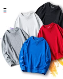 Wholesale Mens Cotton Blank Pullover Sweatshirts